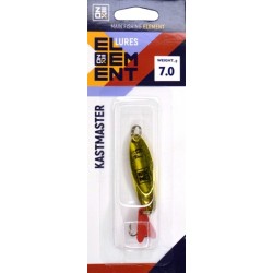 Блешня для риболовлі, коливна, ZEOX Kastmaster, вага 7г, колір Gold